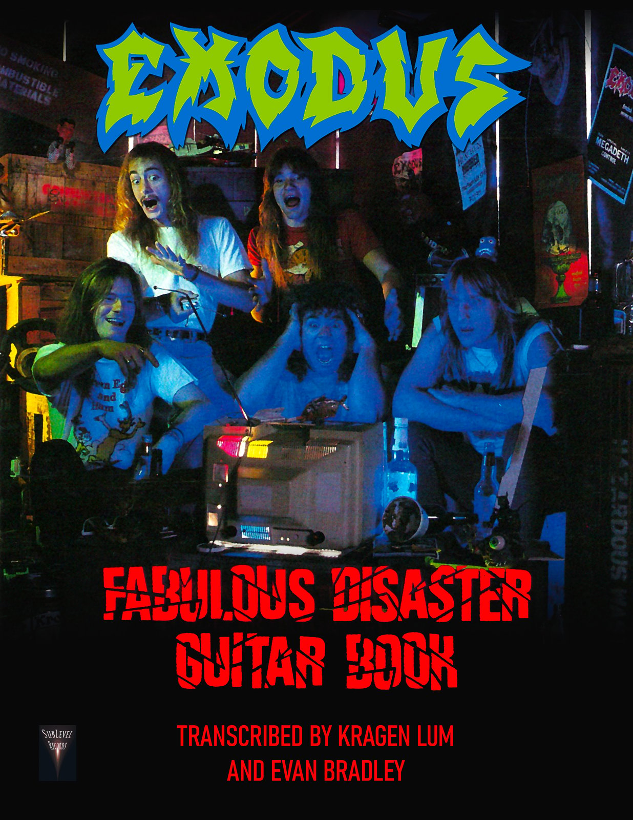 Exodus - Fabulous Disaster Guitar Book (Deluxe Print Edition + 